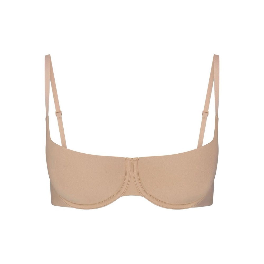Skims Fits Everybody Lightly Lined Balconette Bra - New - Clay - 42B